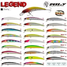 Wily Legend 9 Cm Maket Balık 5.8 Gr 0 - 0.6m Renk:19