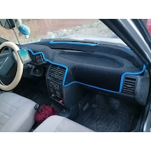 1975-2003 Modellerine Uygun Lada Vega Torpido Koruma Halısı Siyah Kenar Renk Mavi