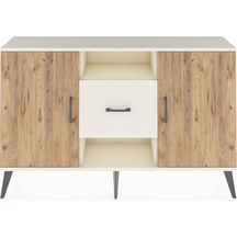 Arges Konsol 3 Raflı Tek Çekmeceli 2 Kapaklı 132x30x83 Aytaşı-çam/aytaşı Çam/aytaşı
