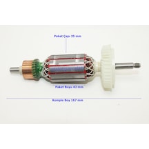 Bosch Uyumlu Tipi Gws 13-125 Endüvi Rotor Kollektör