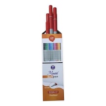 Masis Softpen Fineliner Kırmızı 10'lu Paket