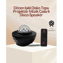 Zenvia Yıldız & Okyanus Dalga Projektörü Bluetooth / Usb Hoparlörlü Znv2026 Çok Renkli