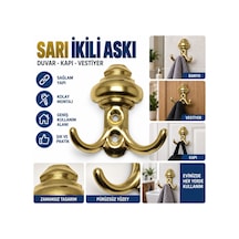 Banyo,gardrop,vestiyer Askısı Sarı - 922681402 Sarı