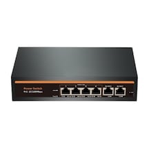 Nova Nvc-ıntsf0420fb2l 24v Intercom 4+2 Port Poe Swıtch 10-100