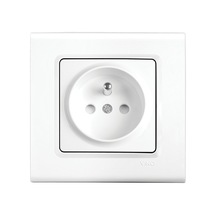 Viko Linnera Beyaz Ups Priz Çocuk Korumalı Çerçeveli