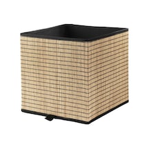 Ikea Gnabbas Hasır Sepet Kahverengi 32X35X32 Cm 7697672043724