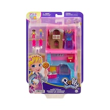 Hnb03 Polly Pocket Pollyville Şeker Dükkanı Oyun Seti