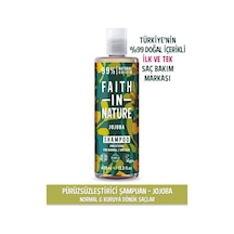 Faith in Nature %99 Doğal Pürüzsüzleştirici Şampuan Jojoba Normal & Kuruya Dönük Saçlar İçin 400 ML Faith in Nature %99 Doğal Pürüzsüzleştirici Şampuan Jojoba Normal & Kuruya Dönük Saçlar İçin 400 ML