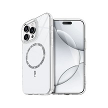 Apple Uyumlu iPhone 14 Pro Max Live Diamond Magsafe Kapak - Şeffaf 0.2M-Çok Renkli