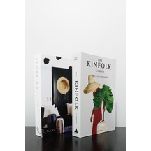 2'li Dekoratif Kitap Kutu Görünümlü Simplecity & Kinfolk Garden Temalı