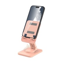 Joyhub 360 Derece Dönebilen Ve Katlanabilir Cep Telefonu Masaüstü Aparatı Açık Pembe Vantuzlu