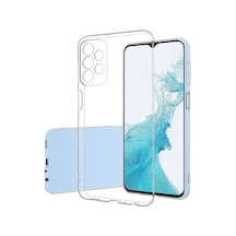 Galaxy Uyumlu A33 5g Kılıf Tchs Süper Silikon Kapak - Renksiz Renksiz