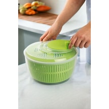Melkan Home Salata Kurutucu Sebze Kurutucu 5 Litre Geniş Hacimli Salata Kurutucu Yeşil Diğer