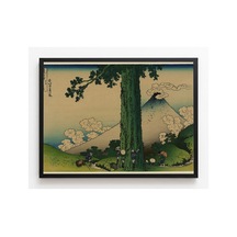 Hokusai Kai Eyaletinde Mishima Geçidi Çerçevesiz Poster 30x42 Cm A3 Tablo Japon Sanatı Duvar Dekoru