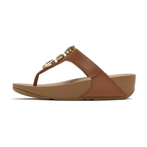 C15 Deep Tan Terlik Kadın Diğer A5e-c15 Fitflop Lulu Ultra-jewel Toe-post Taba