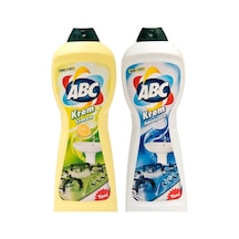 ABC Krem Yüzey Temizleyici Limon Parfümlü 750 ML + Amonyaklı 750 ML