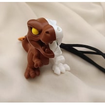 Anahtarlık Çanta Süsü 3d Dinozor T-rex İskelet Oyuncak Yılbaşı Doğum Günü Hediye Çok Renkli