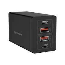 Mufunye 65w Gan Hızlı Şarj İstasyonu - 4 Portlu 2xusb-c + 2xusb-a - Pd3.0 Destekli - Avrupa Fişli