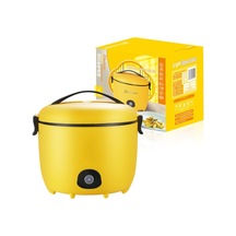 3 Su Bardağı Küçük Pirinç Ocak, 23 Kişi İçin 2l Mini Pirinç Ocak, Ev Yurt İçin Küçük Elektrikli Tahıl Ocak, Sarı Abd