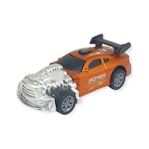 Çek Bırak Metal Küçük Arabalar 8 Cm - Sh40031 - Turuncu Lisinya