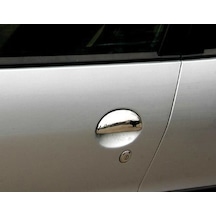 Peugeot 206 Uyumlu 1996-2012 Krom Kapı Kolu 4 Kapı Paslanmaz  Çelik