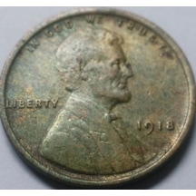 Amerika - Usa 1 Cent - 1918 Tedavül - Koleksiyonluk