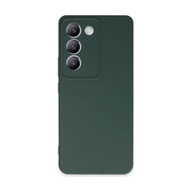 Vivo V30 Lite 4g Uyumlu Kılıf First Silikon - Koyu Yeşil