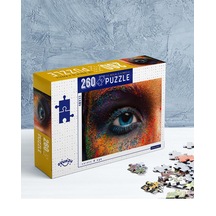 Temel +5 Yaş Renkler Ve Göz Puzzle 260 Parça (Oyunzu)