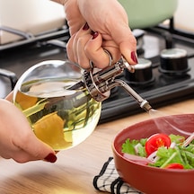 Perotti 15729 350 Ml Cam Yağlık Sirkelik Yağdanlık Şişesi Gri