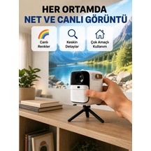 Hafif Ve Taşınabilir Projektör - 750 Gram Ağırlıkla Mobil Kullanıma Uygun Yeni Nesil