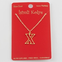 Prinç Harfli Kolye-x N162 altın
