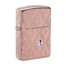 Zippo Çakmak 49702 Armor Geometric Diamond Pattern Design