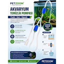 Manuel Akvaryum Pompası Pratik Su Değişimi Ve Temizlik İçin Ergonomik Tasarım