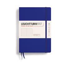 Leuchtturm1917 Not Defteri Orta Boy A5 , Sert Kapak, 251 Numaralandırılmış Sayfa, Mürekkep Ink - Noktalı Lacivert