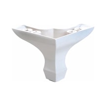 Hemenbak 8 Cm Lükens Ayak Beyaz (10 Adet)