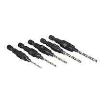 Diğer 5'li Hss Konik Matkap Uç Seti - Ahşap Ve Metal İçin 1/4 Altıgen Şank