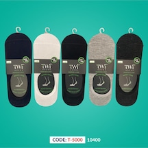 Twisocks Bambu Babet Premium Çorap 12'li - Karışık Gri