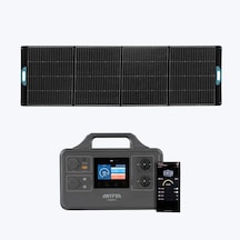 Antfea S1000 Pro Taşınabilir Güç Kaynağı + 300w Taşınabilir Güneş Paneli 1.2 Kw / 1 Kwh / 300 W