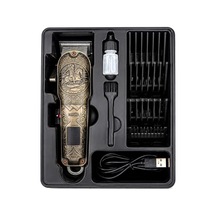 Saç Sakal Kesme Traş Makinesi Usb - Type-c Şarjlı - Led Gösterge 3-7-9-12mm Tarak Mr-7800 Bx40