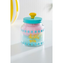 Vicenza Renkli Cam Kavanoz - 600 Ml Renkli