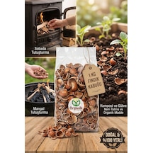 1 Kg Doğal Fındık Kabuğu Mangal Ve Soba Tutuşturucu, Organik Kompost Ve Bahçe Malçlama İçin Yerli Fındık Kabuğu