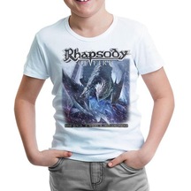 Rhapsody Of Fire - Into The Legend Beyaz Çocuk Tshirt 001