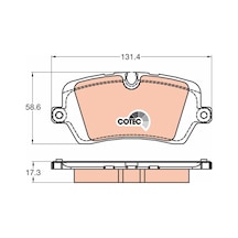 Fren Balatasi Arka Land Rover Range Sport Iı L494 3.0 Sdv6 4x4 / Iv L405 2012-2019 Trw Gdb2029