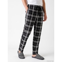 Lc Waikiki Lc Waıkıkı Siyah Regular Fit Ekose Erkek Pijama Alt