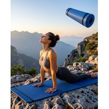 10 Mm Yorgana Uygun Mavi Yoga Matı Uczzz10mmyogamatımavi-5