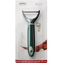 Wezone Mutfak Çelik Soğan Soyucu - Meyve Sebze Kabuk Soyma Aleti, Balık Yumuşaklığı Kaldırıcı, Yeşil Renk, Dayanıklı Ve Taze Tutucu Tek Bıçak Yeşil