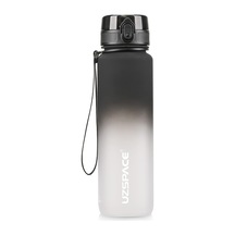 Spor Su Şişesi 500ml/800ml/1000ml, Bpa İçermeyen Tritan Sızdırmaz Yeniden Kullanılabilir Su Şişeleri Yetişkinler İçin Süzgeçli Çocuklar Okul Spor Salonu Koşu Açık Hanana 1000ml, Siyah Beyaz Diğer