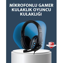 Stereo Mikrofonlu Kablolu Oyun Kulaklığı Konforlu Ve Net Ses İletimi