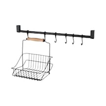 Retro Askılı Mutfak Düzenleyici Sepet