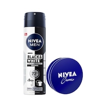 Creme 30ml Ve Men Erkek Sprey Deodorant Black&white Invisible Original 150ml, 72saat Anti-perspirant